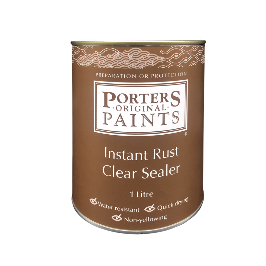 Clear rust sealer fashion